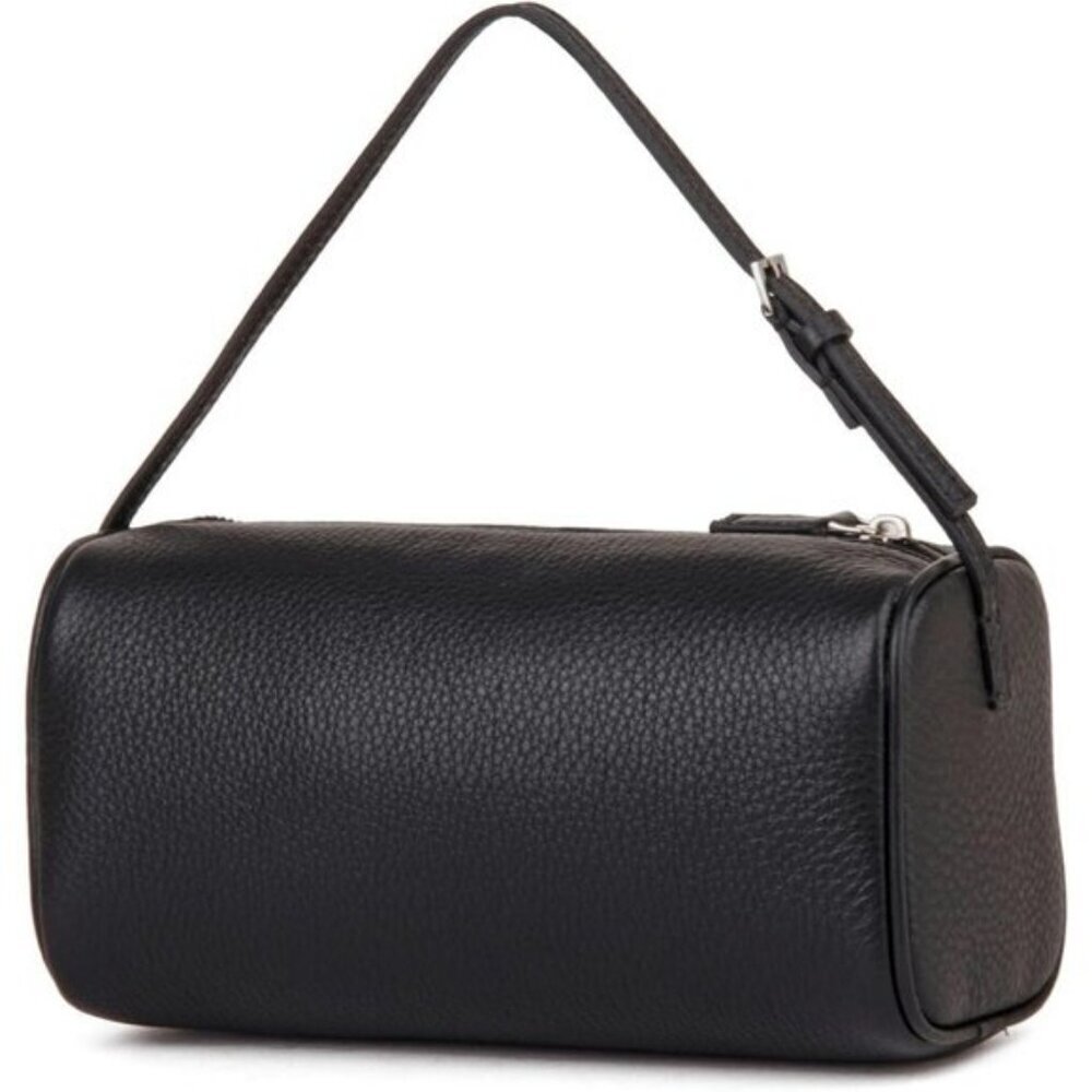 ⚡Women Black Lychee Pattern Full Grained Leather Crossbody Adjustable Strap Bag